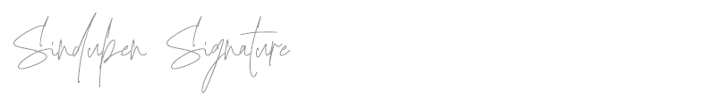 Sindupen Signature